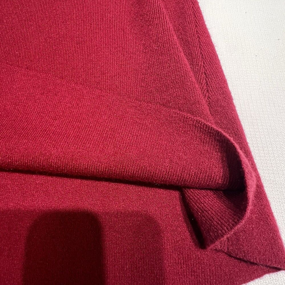 Rachel Parcell Red Romba Midi Sweater Dress Sz S Red A-line Classic Valentine - Picture 12 of 13